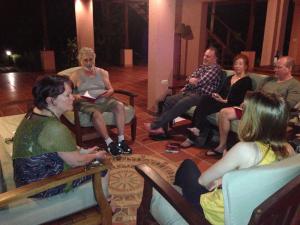 Writing classes at the retreat