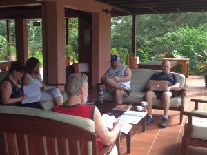 Writers at the retreat